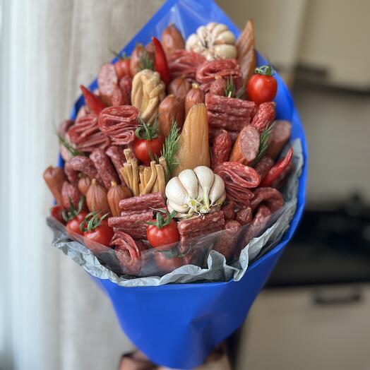 Букет мясной с чесночком