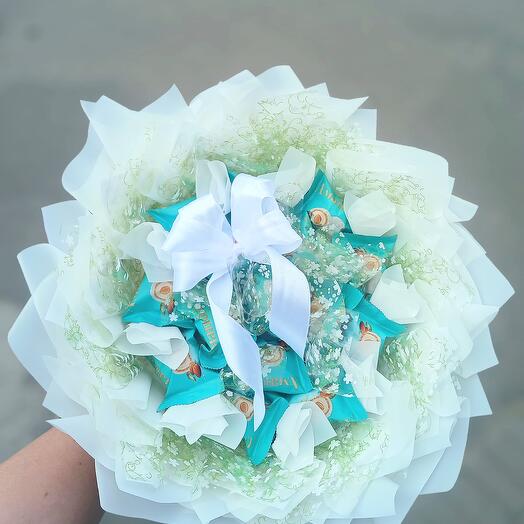 Букет "Амапола мятный"