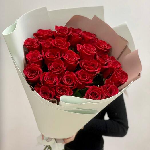 Ramo de "25 rosas rojas"