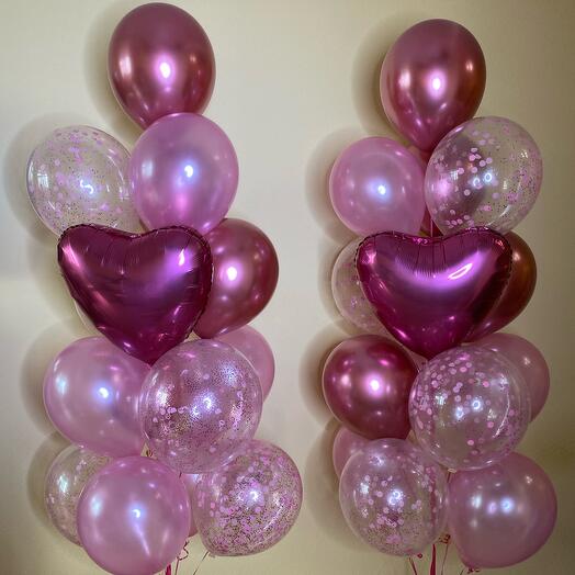Воздушные шары для девушки