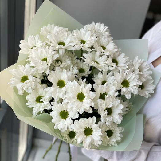 White chrysanthemums