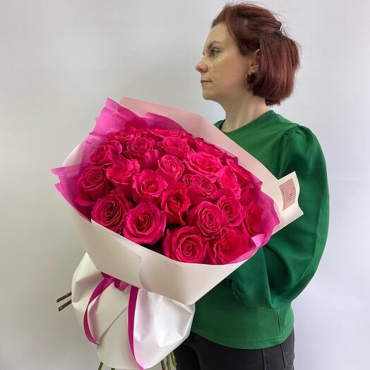 Букет Joli из 25 роз Пинк Флойд