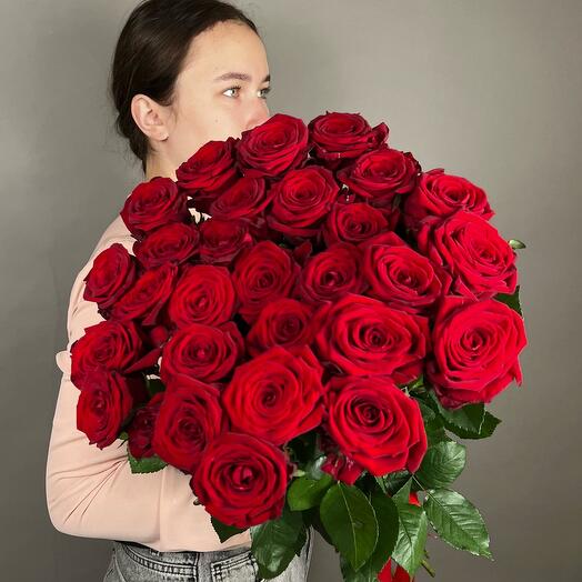 Букет из 35 красных Роз