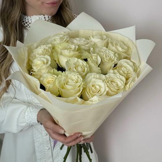 Букет Белых Роз 15 шт
