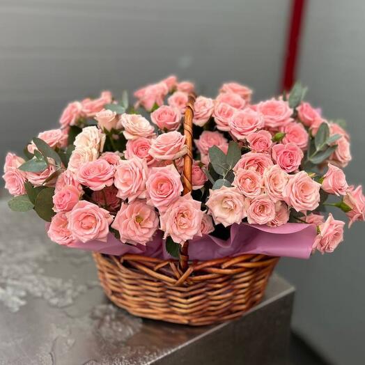 Basket of roses