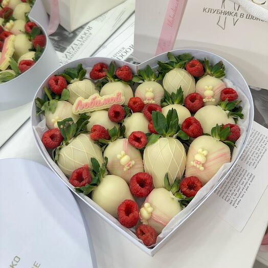 Коробка сердце «Зайки» для любимой