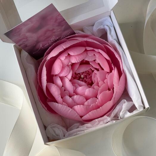 Свеча-бутон розовый пион 🌸