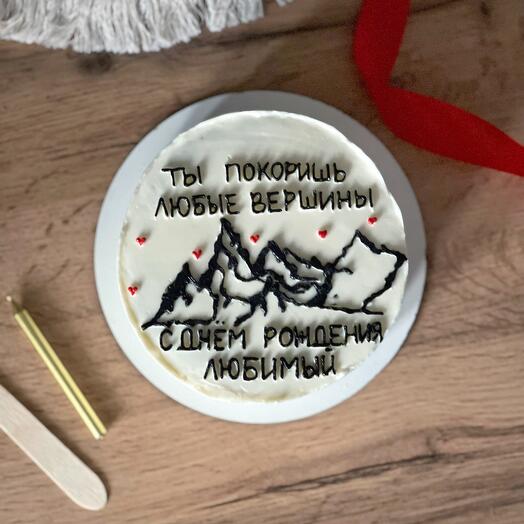 Бенто торт 700 гр (любая надпись)