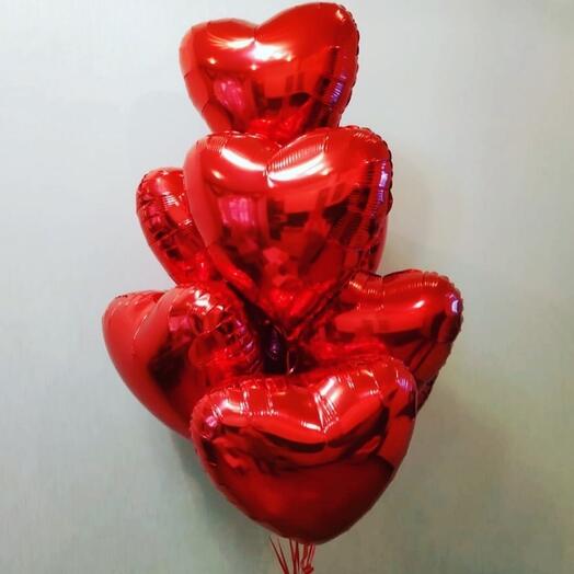Globo corazón 7pcs