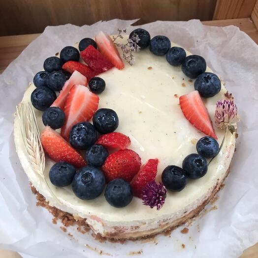 Cheesecake with lime