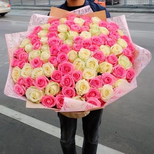 101 pink roses
