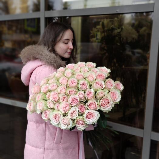 Ramo de rosas Rosadas suaves