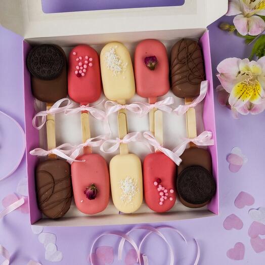 NEW Assorted cheesecakes 10 pcs (cherry, strawberry, coconut, milk chocolate, oreo)as a gift