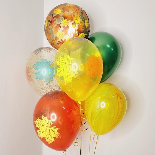 Букет воздушных шаров "Осенний"