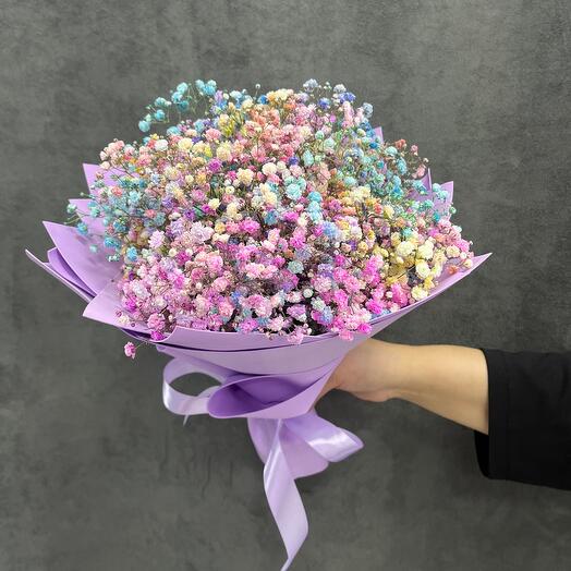 Bouquet of gypsophila