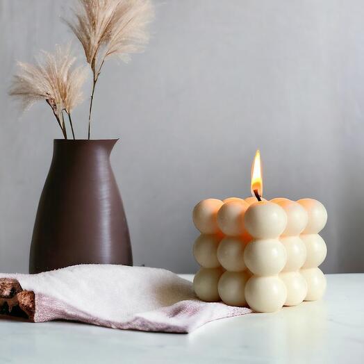 Big Bubble Cube - Molded Scented Candle