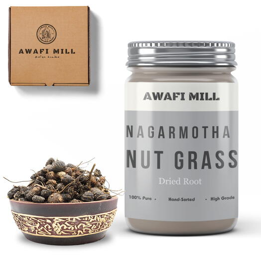 AWAFI MILL Nagarmotha Root| Nut Grass - Bottle of 100 Gram