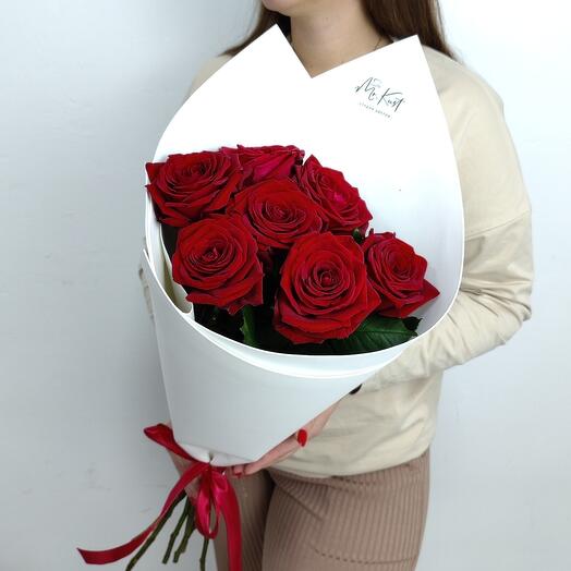 7 rosas Burdeos