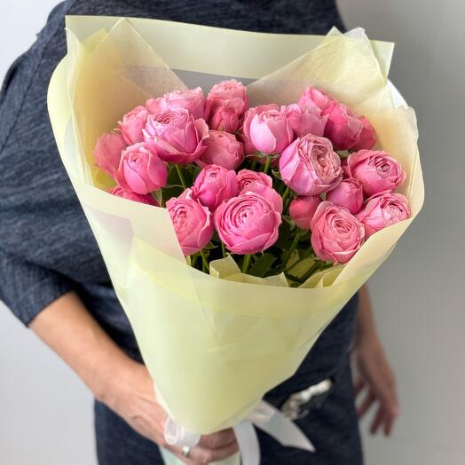 7 кустовых пионовидных роз 💕