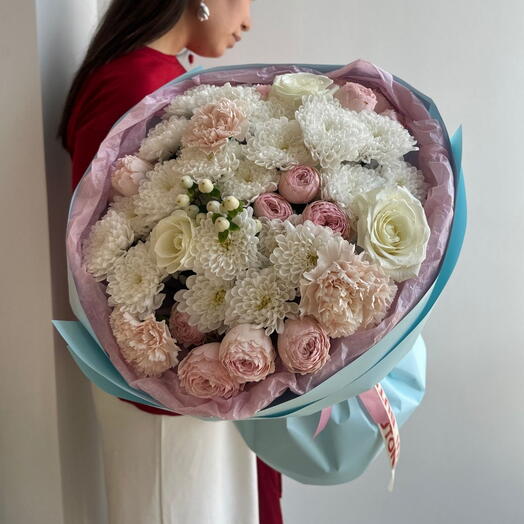 Букет "Пудровые оттенки"