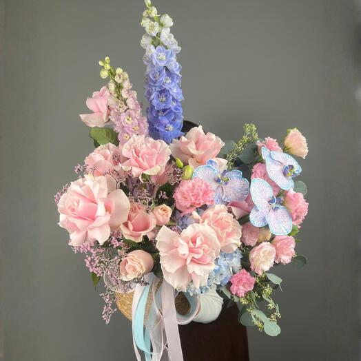 Цветы Букет Art Flowers Розовое утро