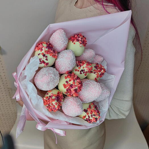 Tatti Strawberry | Клубника в шоколаде, цветы и букеты