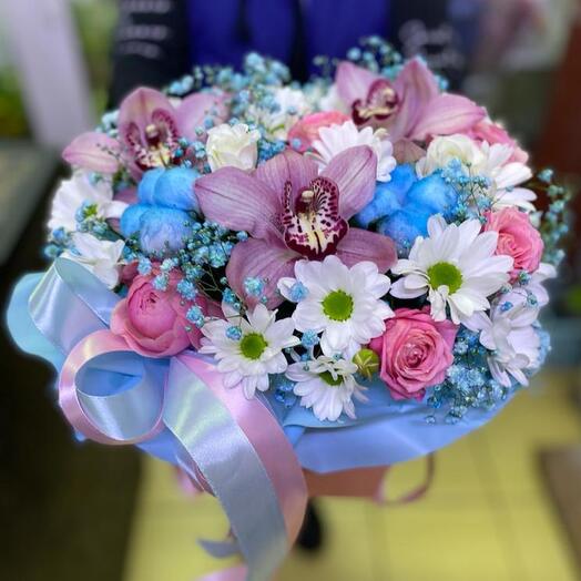 Flowers in a box "Unearthly Beauty"