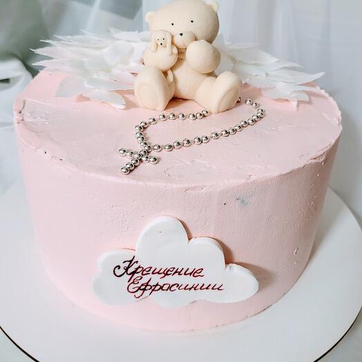 Торт на крещение ребенка