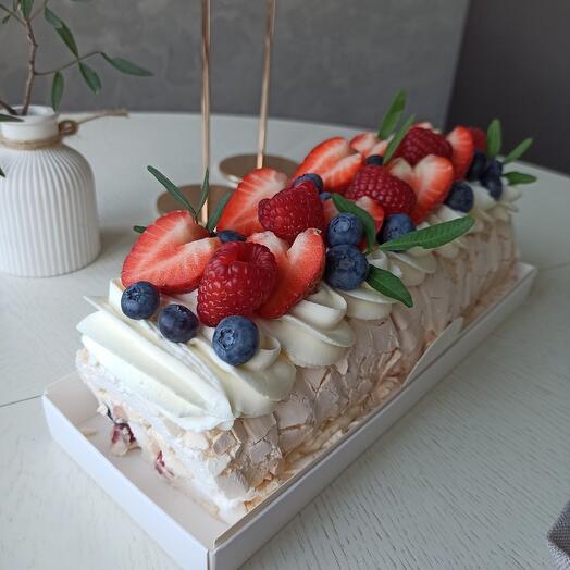 Меренговий рулет