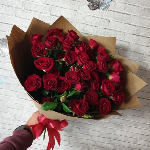 Кустовые розы 9