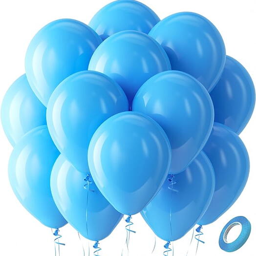 15 Blue Helium Balloons