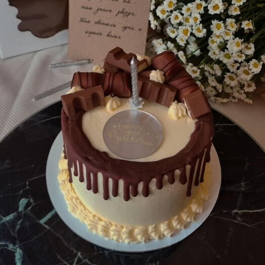 Бенто XXL с декором "Шоколадная классика"