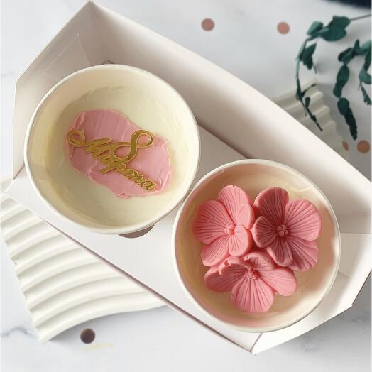 Бенто торт в стакане ( cake to go) 8 марта