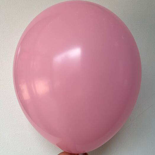 Шар Нежный розовый с гелием