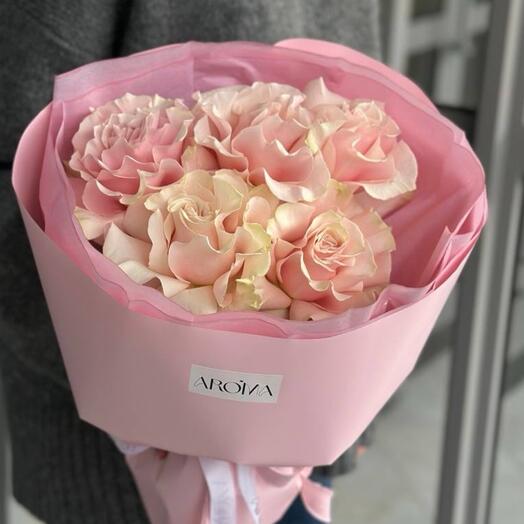 Букет из Розы Пинк Мондиаль «Нежность»