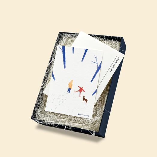 Подарочный сертификат номинал 10 000 на отдых в глэмпинге в подарочной упаковке