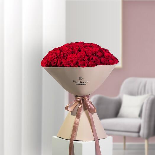 101 Red Roses Sand Clock