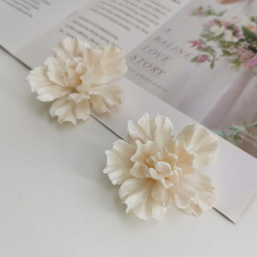 Серьги Pearl flowers