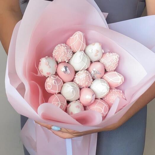 Букет из клубники «Pink