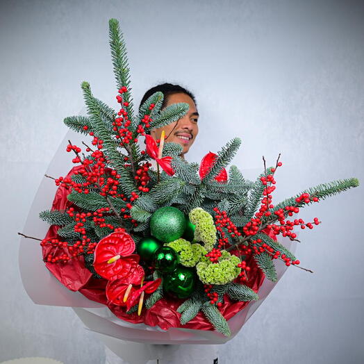 Christmas Gift Flower Bouquet