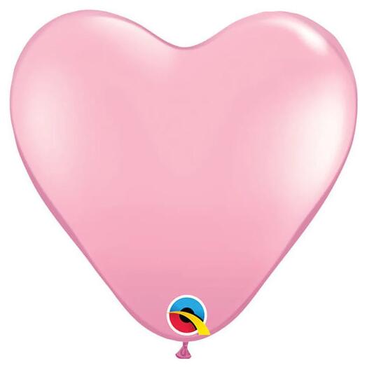 Heart Rubber Pink Balloon