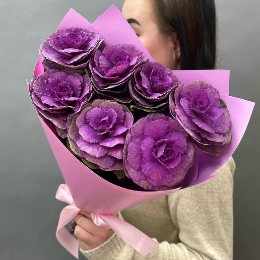 Mono Brassica Bouquet 7pcs