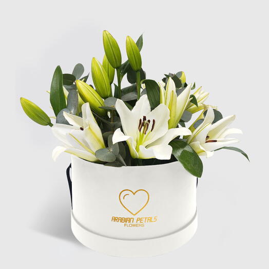 White Lily Large Box