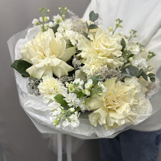 Букет с французскими розами ️❣️🎁