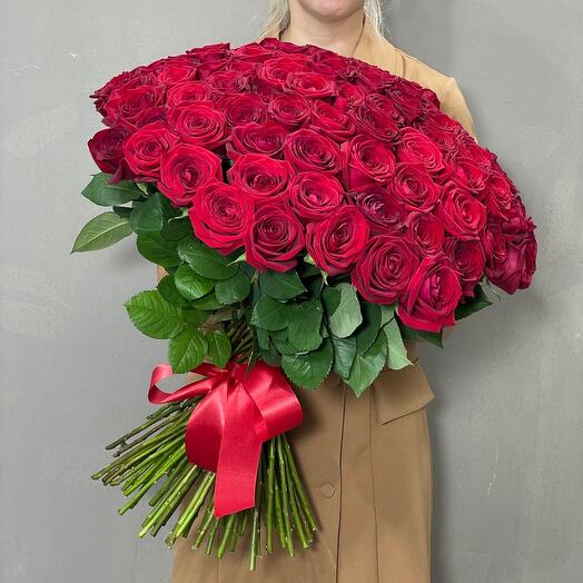 Букет из 101 красной розы