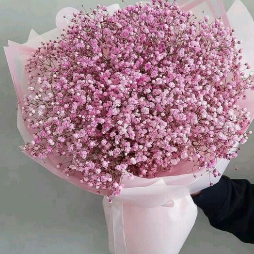 15 Stems Pink Gypsophila Bouquet