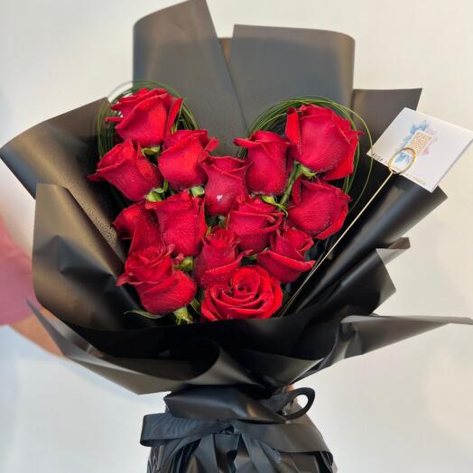 Red Heart roses