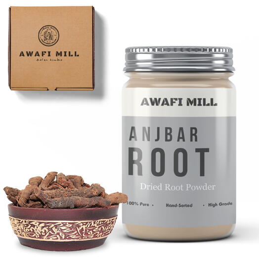 AWAFI MILL Anjbar Root Powder | Persicaria Vivipara - Bottle of 100 Gram