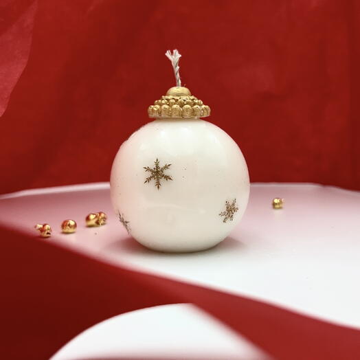 BIG CHRISTMAS BALL WHITE