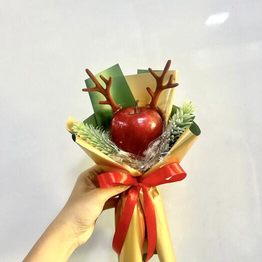 Christmas Theme Mini Apple Bouquet for kids